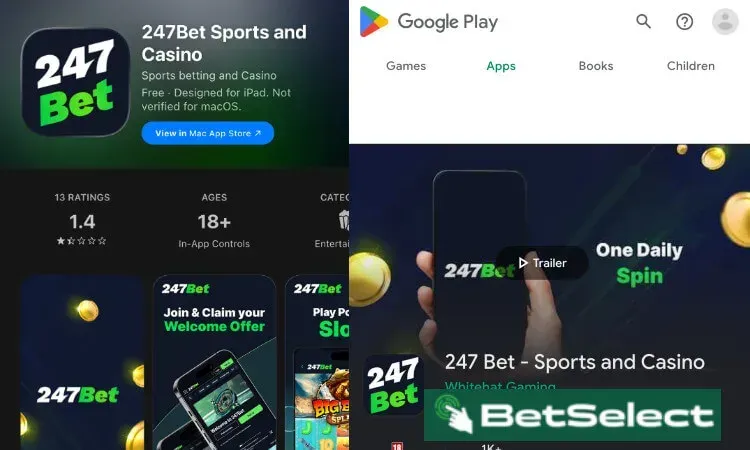 247Bet - New Bookmaker Launches Apps