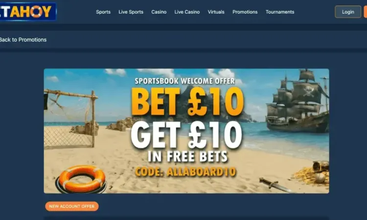 BetAhoy - UK's Newest Bookmaker