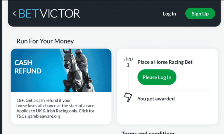 BetVictor - Run For Your Money