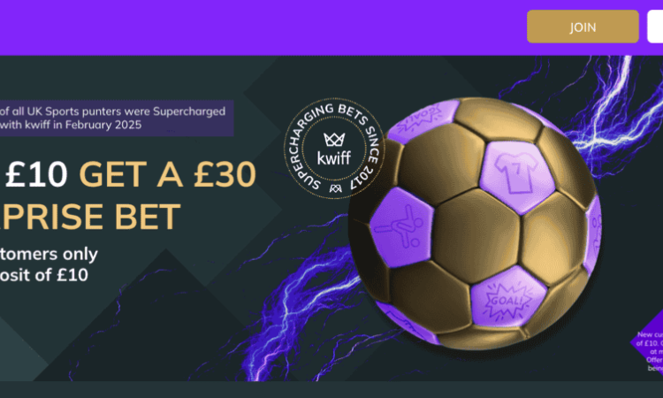 £30 from Kwiff