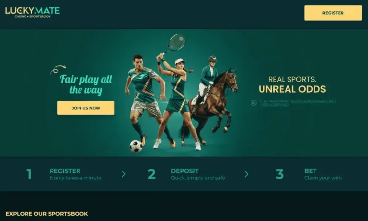 Luckymate - new UK bookmaker